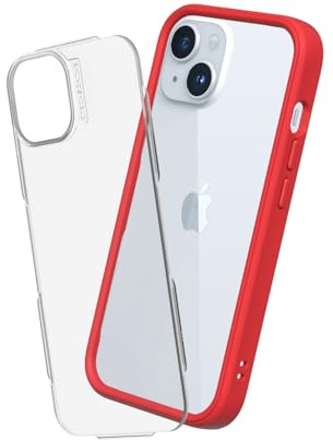 RhinoShield Mod NX Modulare Hülle für iPhone 15 | Bumper-Case mit Backplate, modulares 2-Wege-Design, Fallschutz nach Militärstandard