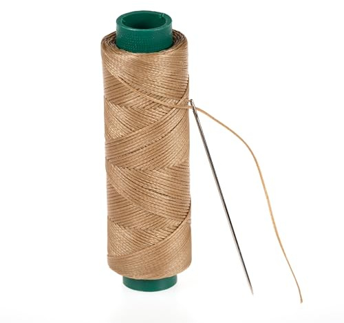 Shelver Filo cerato in 30 colori, filo resistente da 1 mm per pelle, tessuti pesanti, tappezzeria, scarpe, borse, riparazioni, fai da te