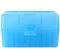 Prothens Scatola di munizioni per fucili da 50 giri Plastica impilabile e bloccabile Contenitore di stoccaggio delle munizioni Progettato per Fucile o Pistola Deposito munizioni-Blu 4,72*2,36*2,95