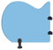 Urinal-Trennwand for Kinder, Urinal Schamwand, Urinal-Sichtschutz-Toiletten Trennwand, Toiletten-Schutzwand, Bodenmontierte Urinal-Schallwand, for Schulen/Kindergärten (Color : Blauw, Size : 1pcs)
