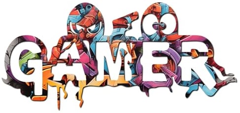 codiarts. XXL GAMER Wanddekor 3D-Panel | Lasergeschnitten | Designs WOT FN COD GRAFITTI METAL HOLZ (SMALL, GRAF)