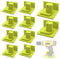 10 Pack Battery Mounts Dock Holder Compatible with Ryobi Batter y Holder One+ P102 P103 P104 P105 P107 P108 P109 Tool & Battery Hangers Holders Brackets Batteries Wall Mount Rack Organizer Storage