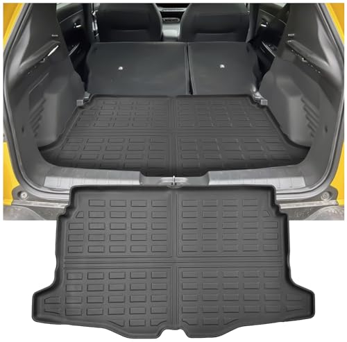 YEE PIN Avengers Tappetino per bagagliaio compatibile con Jeep Avenger Elettrico 2023 2024 (strato superiore), in gomma TPE Avengers, tappetino in gomma con bordo alto, organizer antiscivolo