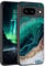 DUEDUE for Google Pixel 8 Case, Glow in the Dark Ultra Slim Fit Shockproof Protective Silicone Nebula TPU Anti Scratch Bumper Protection Pixel 8 Luminous Case Cover, Green