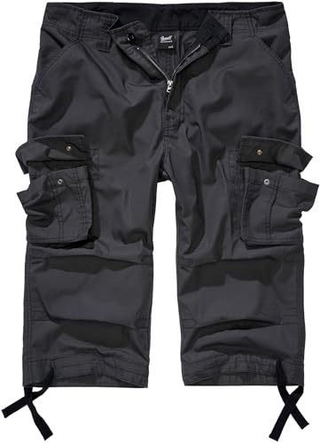 Brandit Urban Legend 3/4 Shorts | 3/4 Short mit mehreren Taschen, Kordelzug an Taille & Beinabschlüssen, knielange Shorts für den Alltag, Wandern & Reisen