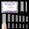 EODCI Faux Ongles, 240 Pièces Gel Extra Long Bouts Capsules Ongles, 12 Tailles C Curve Ongles Extensions Acrylique Demi-couverture Capsules Ongles Gel Ballerine Faux Ongles Français