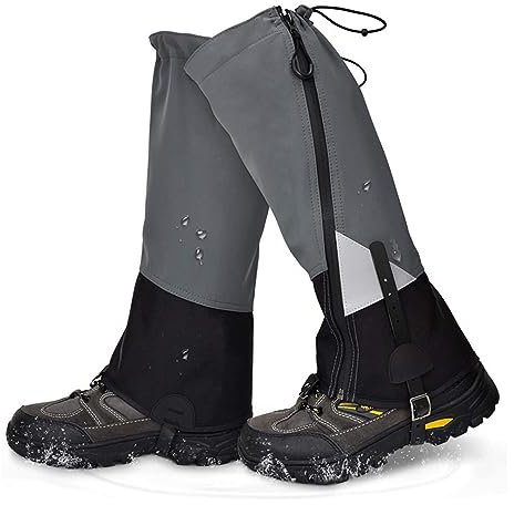 doorslay Gamaschen für Herren Damen, Outdoor Gamaschen, wasserdichte Gamaschen, Legging Gaiter für Outdoor Wandern Trekking Klettern Jagen und Skifahren