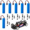 6X 3 7 Volt 1200mAh RC Akku 3.7V Lithium Lonen RC Batterie Wiederaufladbare Li-ion Power Ersatz Batteries mit USB Ladekabel, SM-2P Plug RC Recgargeble Battery für Panzer Autos RC Fahrzeuge Roboter