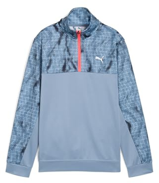PUMA Jungen Tad ESS AOP Poly Half-Zip B Crew-Sweatshirts (1er Pack)