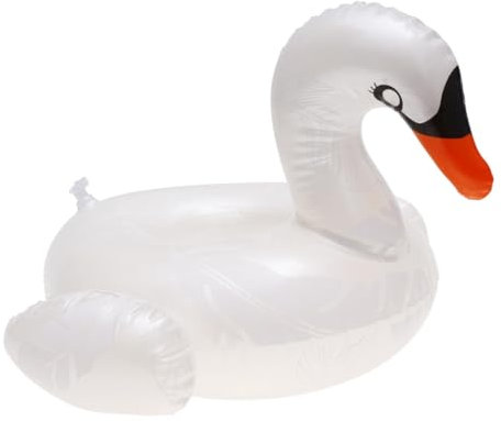 VICASKY Inflatable Swan Water Beer Holder PVC Léger Et Sécurisé Flotteur Bouteille Été Matelas Gonflable Piscine Anneau Beignet Porte-Bouteille Original