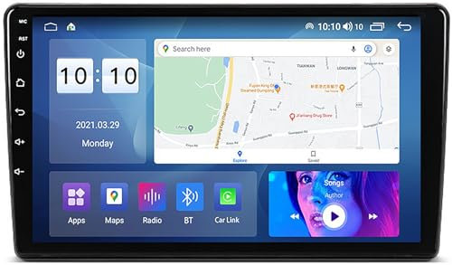 Navigatore satellitare Android 12 Lettore multimediale per CI-troen Berlingo 2008-2019, Autoradio touchscreen GPS Navi 9'' Lettore video multimediale Ricevitore FM BT con immagine di retromarcia 4G W