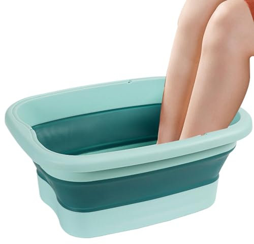 Lavabo per i piedi, vasca per i piedi a immersione | Vassoio da bagno pieghevole per piedi, lavabo per piedi - Lavabo per lavapiedi, vasca per idromassaggio per piedi, per donne, bambini, uomini, anzi