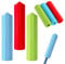 Qfdiwr Chew Pencil Topper, 6 Stk Bleistift Topper Kauaufsatz Stifte Silicone Pencil Topper, Kauaufsatz Stifte, Kaubarem Bleistiftaufsatz, Silikon Kaustab, Für Besondere Bedürfnisse Beißhilfe Angst