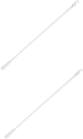 Ciieeo 2 Pièces Rotor de Store vénitien Inclinaison tiges Lattes Fibre de Verre Aveugle la Tige Baguette de Remplacement pour Stores Baguette de Tige Aveugle Fibres de Verre Blanche