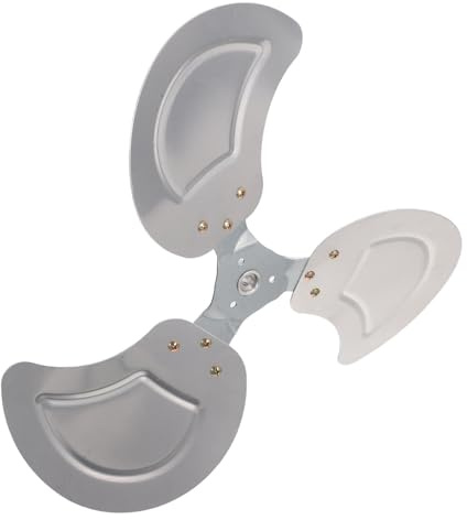 CHILDWEET Hélice de ventilateur industriel en aluminium 3 pales 16 pouces, usage commercial pour entrepôts et conditions industrielles intensives, remplacement pour ventilateurs sur pied et