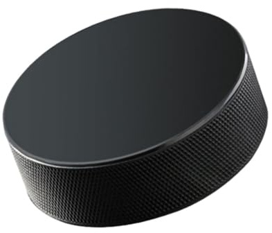 Zanthicia Professioneller Eishockeyball aus Gummi mit glatter Oberfläche für Wettkampfspieler. Sportlicher Eishockeyball aus Silikagel Gummi mit runder Kante