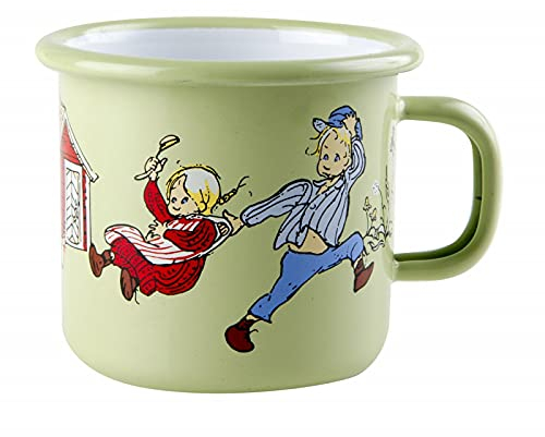 Muurla Henkelbecher Henkeltasse Michel und Ida Emaille - 250 ml