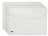 Elba Snap Wallet A4 Clear [Pack of 5]