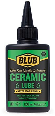 BLUB Keramik Fahrradketten Schmiermittel 120 ml, MTB-Kettenfett, Fahrrad Dichtmittel, Fahrrad Kettenöl, MTB-Fett, Schmierfett für All Conditions, Grün