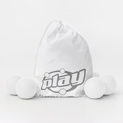 Play Juggling - QUINTETTO Jonglierbälle Modell MMX - Weiß, 135 g, 67 mm