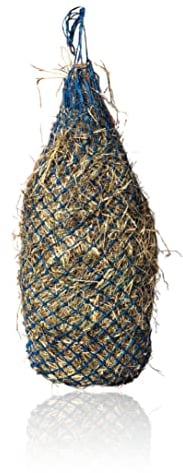 Engmaschiges Heunetz für Pferde - Maschenweite 3x3 cm, Groß, Füllgewicht 3-4 kg (1x Türkis)