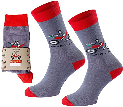 CHiLI Lifestyle Lustige Socken Damen & Herren – Bunte Baumwollsocken als Geschenkidee für Männer & Frauen, witzige Motivsocken, atmungsaktiv & bequem, Fun Freizeitsocken Größen 36-40 & 41-45