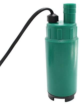 wrtgerht Mini Bomba pequeña Bomba Sumergible DC 12V 24V Herramienta de reabastecimiento de Combustible de Combustible Diesel de Aceite de Agua 51 mm 30l/min Bomba de Aceite de Queroseno