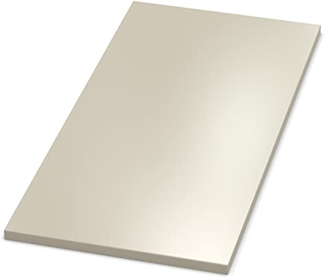 AUPROTEC Tischplatte 19mm Kaschmirgrau 1500 mm x 900 mm Holzplatte Dekor Spanplatte mit 2mm ABS Kante Auswahl: 150x90 cm