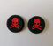 Confezione da 2 pezzi Red Skulls Silicone Pollice Grip Stick Cap Cover Controller KeyCaps Manopole per PS3, PS4, Xbox360, Xbox One e Xbox Series X S