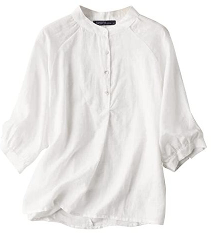 Damen Vintage Leinenbluse Sommer Kurzarm Oversize Oberteile Leinen Bluse Grosse Grössen Leinenoberteile Übergröße Tshirt Tunika Elegante Casual Blumenmuster Druck Mode Lose T Shirt Pullover Tops