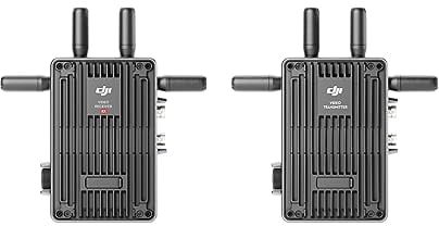 DJI Transmission (Combo Standard), trasmissione wireless 1080p/60fps fino a 6 km, con trasmettitore e ricevitore, trasmissione di metadati tramite SDI, uscita Dual-Link SDI + HDMI