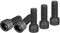 DTGN 3/8-16X1(Dxh) Vis À Tête Cylindrique À Six Pans Creux - Lot De 10 - Convient Pour Les Fixations De Meubles - Filetage Complet - Acier Au Carbone 12.9 - Tête Ronde, Noir