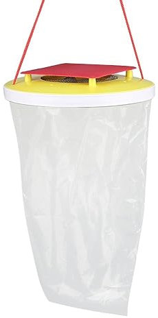 Cymwer Attrape-Mouches Jetable Piège à Mouches Suspendu Sac de Moucherolle Non Toxique pour l'extérieur