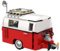 ZITIANYOUBUILD Wohnwagen Anhänger für 10220 T1 Camper Van Bus Bauspielzeug Set MOC Bauen ab 18 Jahren