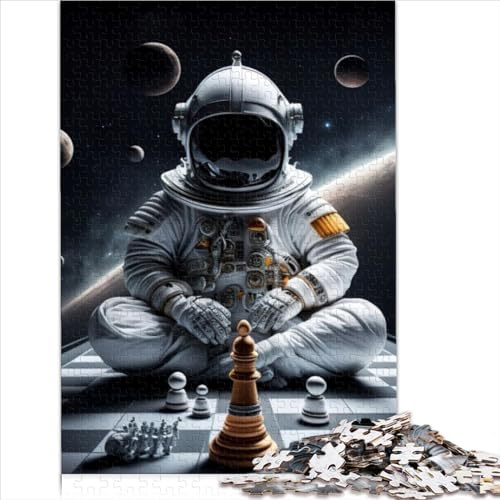 Chess Universe Toys Puzzle 1000 Teile für Erwachsene Premium 100% recyceltes Brett Teenager Kinder 1000 Teile Einzigartige Geburtstags 1000 Teile (26 x 38 cm)