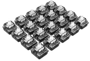 NEWSKILL Switches Gateron Optomecánicos Intercambiables Blanco