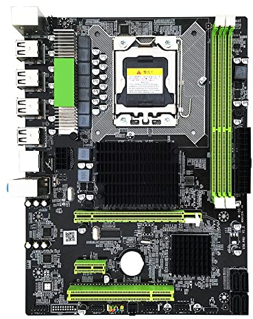 Tassety Placa base X58 PRO LGA 1366 DDR3 DIMM PCIE X16 8 interfaz USB compatible con CPU RECC RAM y Xeon I7 Series