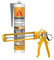SIKA - Mastic Butyle 2 en 1 pour joints et réparations d'éléments de couverture, serres, vérandas, verrières - Noir - 310ml + Pistolet d'application