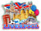 Quwsne Refrigerator Magnet Liverpool UK Fridge Magnet City Travel Souvenirs Tourist Gifts 3D Classic Landmarks Handmade Crafts Home Decoration -1451, QS-WC-1451