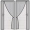 Zanzariera per porta finestra 100x250cm, zanzariera magnetica per porta, tenda per zanzariera magnetica, proteggi la tua famiglia dalle zanzare Nero