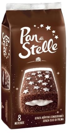 Merendine Mulino Bianco Pan di Stelle 8 x 35 g 280 g Vendibile Singolarmente
