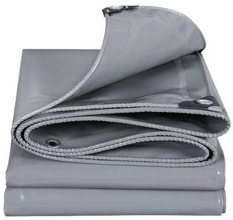 WLRHGl Toile Pergola, 3 x 5 m bâche imperméable avec œillets Couverture de Haute densité WLR010, Gris