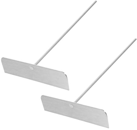 PRETYZOOM 2piezas Raspador Pancake De Acero Inoxidable Espátula t Para Distribuidor De Masa Crepes y Utensilios Crepera Para Uso Profesional y Hogar