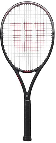 Wilson Pro Staff Precision 100 Tennis Racket, Schwarz/Rot/Weiß