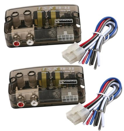 Gadpiparty convertitore audio convertitore frequenza audio accessori audio subwoofer adattatore subwoofer wireless convertitore per auto al cavo dell'altoparlante da a aux addominali