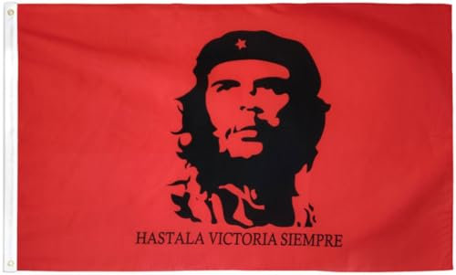 Bandiera Che Guevara (Rossa), 9 x 1,5 m, Poly - Decorazione politica