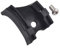 Gdfnmogo Road Bike Bicycle Frame Bottom Bracket Cable Guide, Plastic 40Mm*30mm, With Screw For Cable Routing Installation, Bike Components Parts Black(AAD202384001)