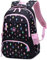 Kinderrucksäcke Schulrucksack Mädchen Teenager Rucksack Schultasche für Kleinkinder Daypack Bookbag Tasche Kinder Tagesrucksack Laptop Rucksack Outdoor Reisetasche - Schwarz