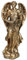 Ebros braunen Griechisch-orthodoxe christliche Kirche Erzengel der Angelic Rat Statue 12,7 cm hoch Figur 5Tall Approximately Gabriel the Power and Messenger of God