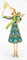 ecosoul Engel Instrument Musik Weihnachten Baumschmuck Figur Deko Hänger Christbaumschmuck 15 cm (mit Geschenken blau-grün)
